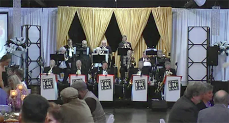 Rowan Big Band at a private event.